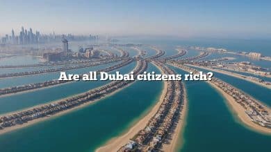 Are all Dubai citizens rich?