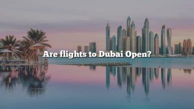 Are flights to Dubai Open?