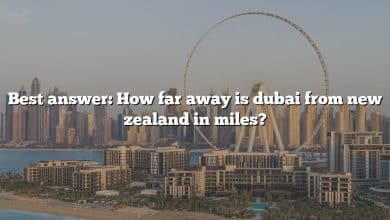 Best answer: How far away is dubai from new zealand in miles?