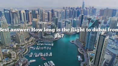 Best answer: How long is the flight to dubai from jfk?