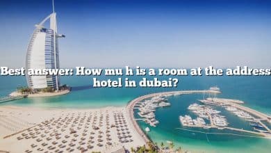 Best answer: How mu h is a room at the address hotel in dubai?