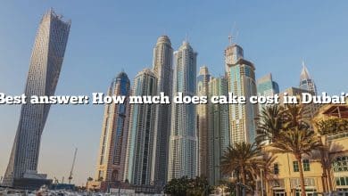Best answer: How much does cake cost in Dubai?