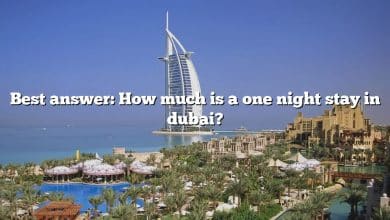 Best answer: How much is a one night stay in dubai?