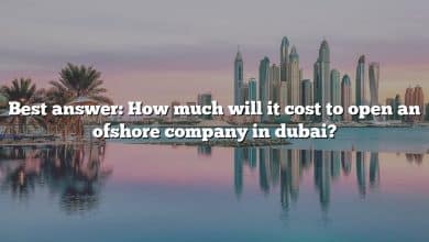 Best answer: How much will it cost to open an ofshore company in dubai?