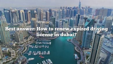 Best answer: How to renew expired driving license in dubai?