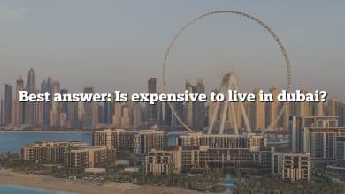 Best answer: Is expensive to live in dubai?
