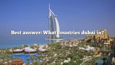 Best answer: What countries dubai in?