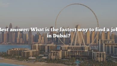 Best answer: What is the fastest way to find a job in Dubai?