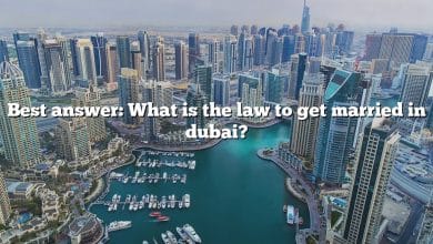 Best answer: What is the law to get married in dubai?