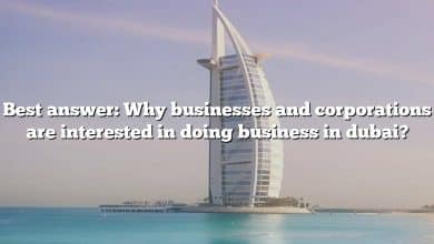 Best answer: Why businesses and corporations are interested in doing business in dubai?