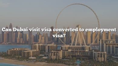 Can Dubai visit visa converted to employment visa?