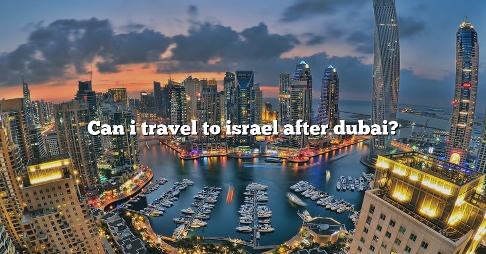 can israel travel to dubai
