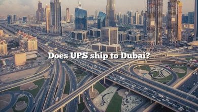 Does UPS ship to Dubai?