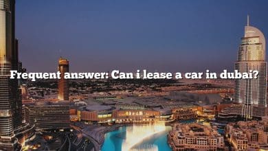 Frequent answer: Can i lease a car in dubai?