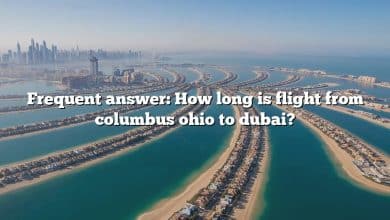 Frequent answer: How long is flight from columbus ohio to dubai?