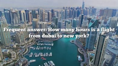 Frequent answer: How many hours is a flight from dubai to new york?