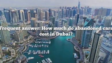 Frequent answer: How much do abandoned cars cost in Dubai?