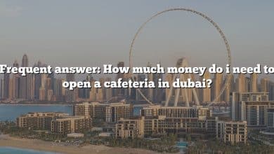 Frequent answer: How much money do i need to open a cafeteria in dubai?