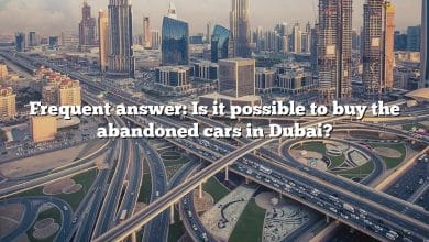 Frequent answer: Is it possible to buy the abandoned cars in Dubai?