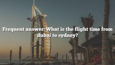 Frequent answer: What is the flight time from dubai to sydney?