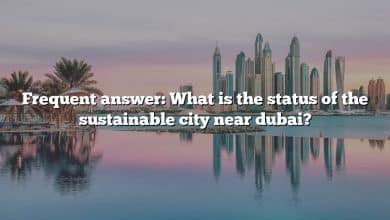 Frequent answer: What is the status of the sustainable city near dubai?