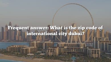 Frequent answer: What is the zip code of international city dubai?