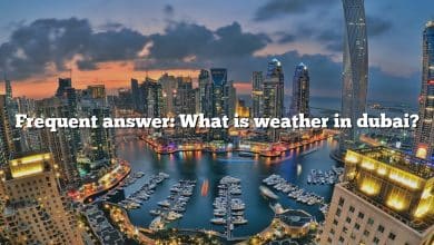 Frequent answer: What is weather in dubai?