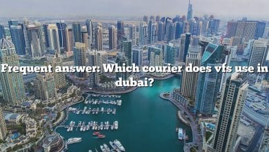 Frequent answer: Which courier does vfs use in dubai?