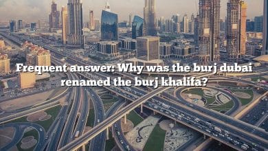 Frequent answer: Why was the burj dubai renamed the burj khalifa?