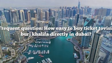 Frequent question: How easy to buy ticket tovisit burj khalifa directly in dubai?