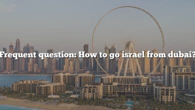 Frequent question: How to go israel from dubai?