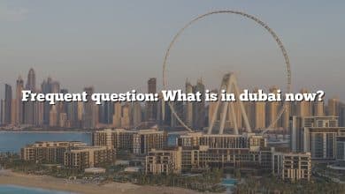 Frequent question: What is in dubai now?