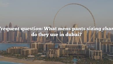 Frequent question: What mens pants sizing chart do they use in dubai?