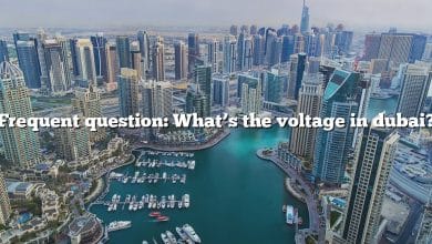 Frequent question: What’s the voltage in dubai?