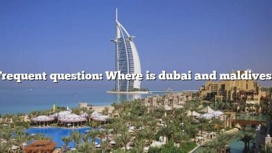Frequent question: Where is dubai and maldives?