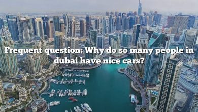 Frequent question: Why do so many people in dubai have nice cars?