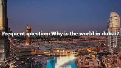 Frequent question: Why is the world in dubai?