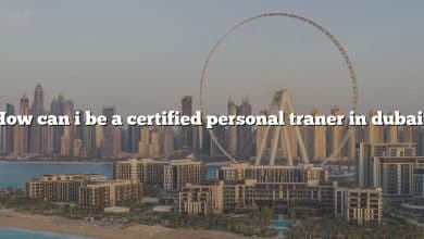 How can i be a certified personal traner in dubai?