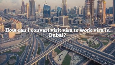 How can I convert visit visa to work visa in Dubai?