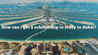 How can i get a scholarship to study in dubai?