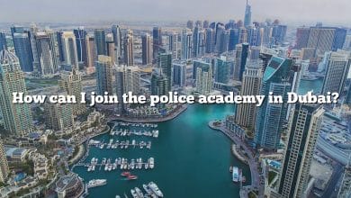 How can I join the police academy in Dubai?
