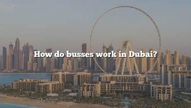 How do busses work in Dubai?