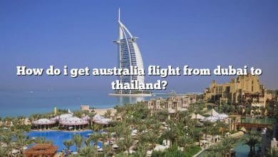 How do i get australia flight from dubai to thailand?