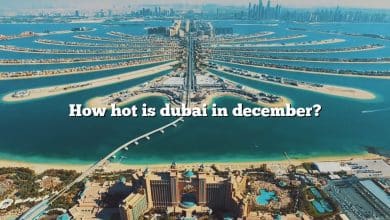 How hot is dubai in december?