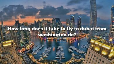 How long does it take to fly to dubai from washington dc?