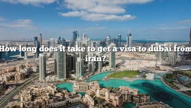 How long does it take to get a visa to dubai from iran?