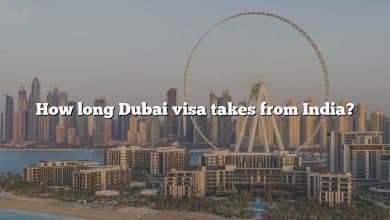 How long Dubai visa takes from India?