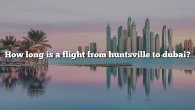 How long is a flight from huntsville to dubai?