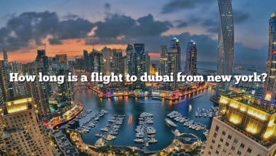 How long is a flight to dubai from new york?