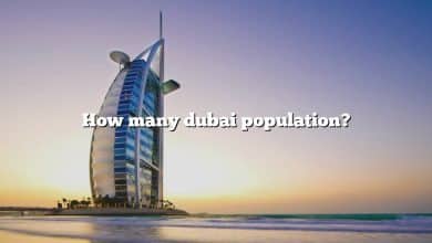 How many dubai population?